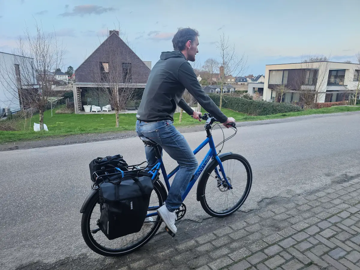 Thule InLock systeem met Shield fietstas tijdens praktijktest