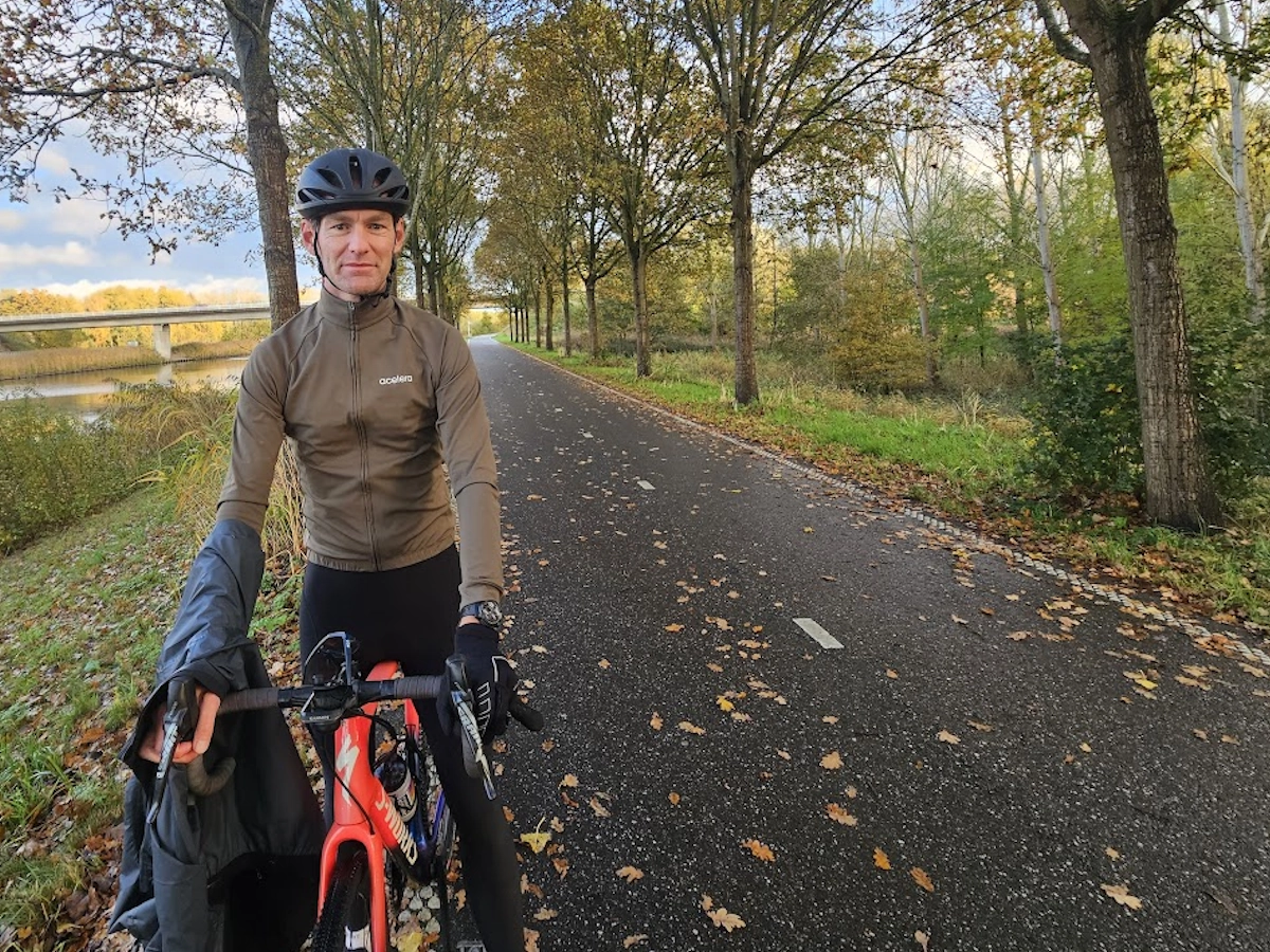Acelera fietsjack getest in buitenomstandigheden