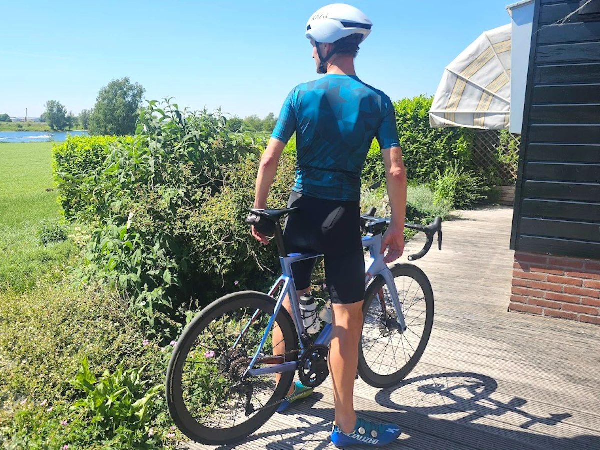 Achterzijde van mijn Fusion Fietskleding