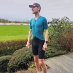 Ale Skinsuit triatlonpak Alé triatlonpak passing en aansluitende race-fit met verschillende texturen