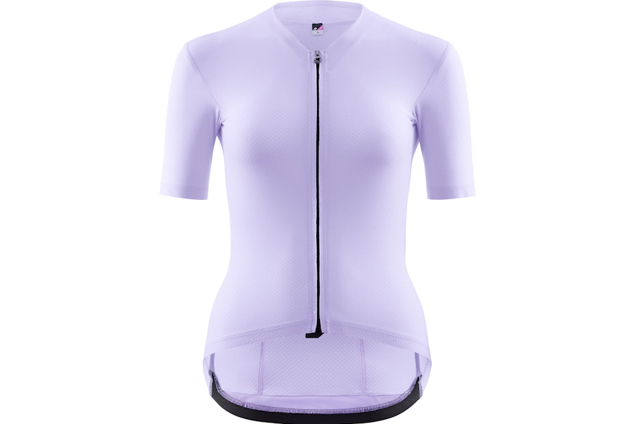 Paars Assos Dyora fiets shirt