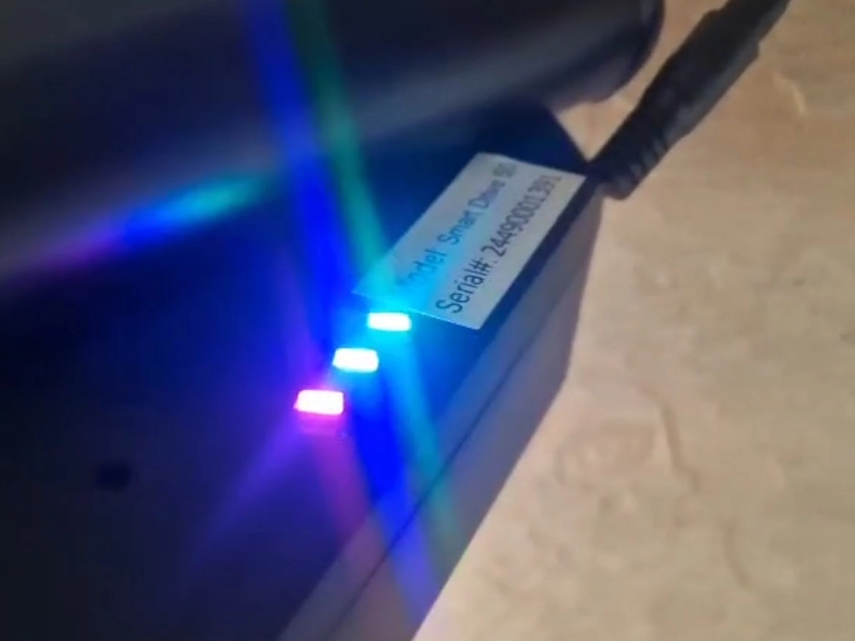 FitBike Smart Drive 50 verbonden met Kinomap app op telefoon