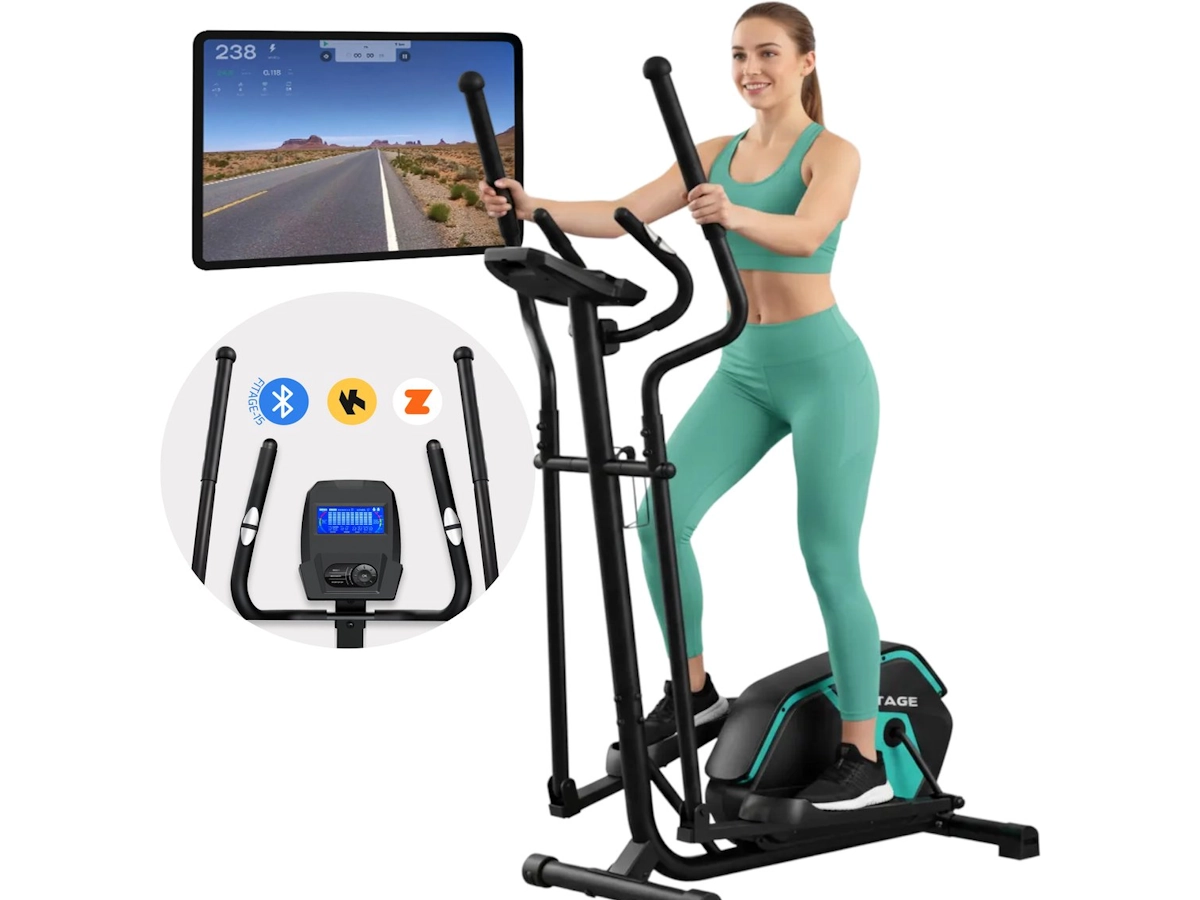Crosstrainer kopen? Dit Zijn De 10 Beste Crosstrainers Voor Thuis 2026 Thuis trainende vrouw op de crosstrainer Fitage van 280 euro