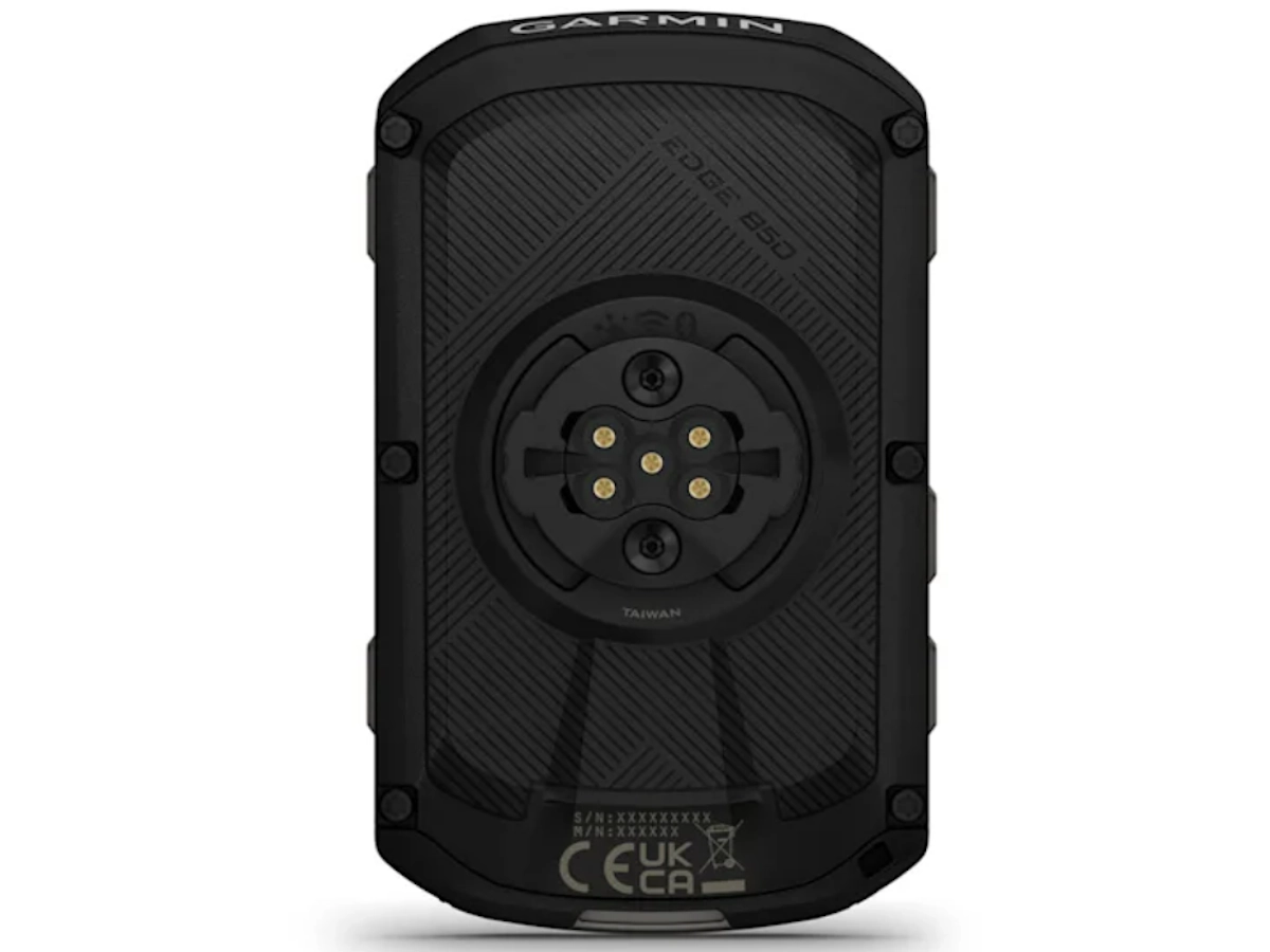 Achterzijde Garmin Edge 850 met bevestiging