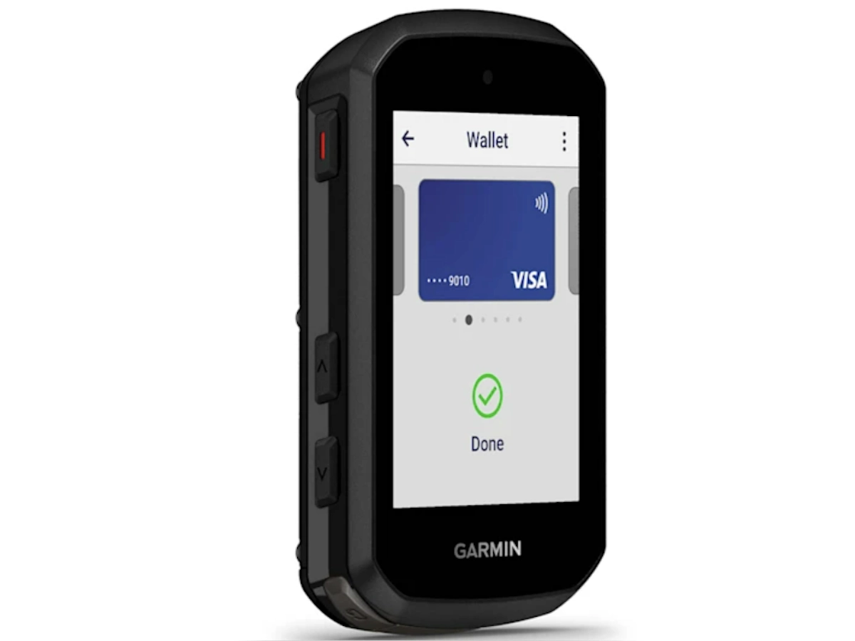 Garmin Edge 850 met Garmin Pay betaalfunctie
