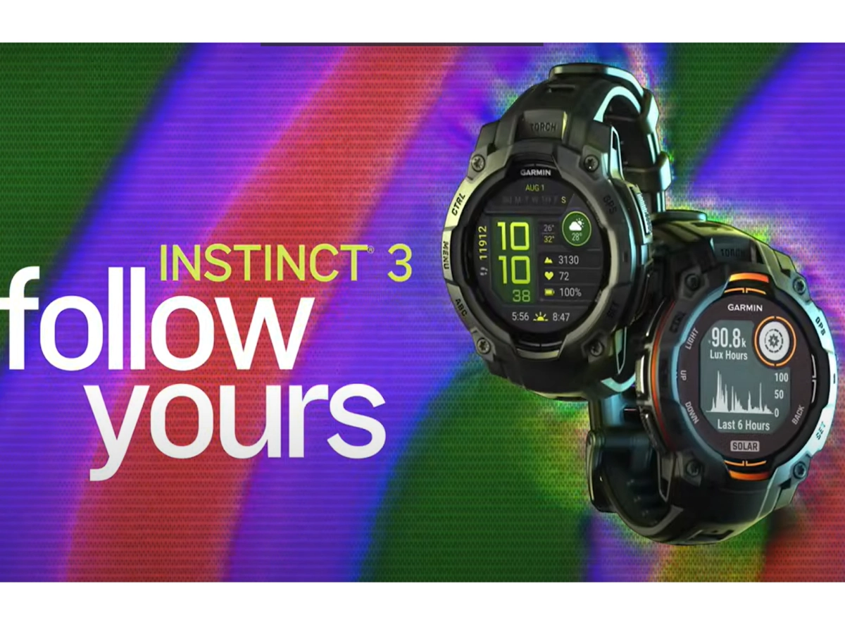Quote over Garmin Instinct 3 