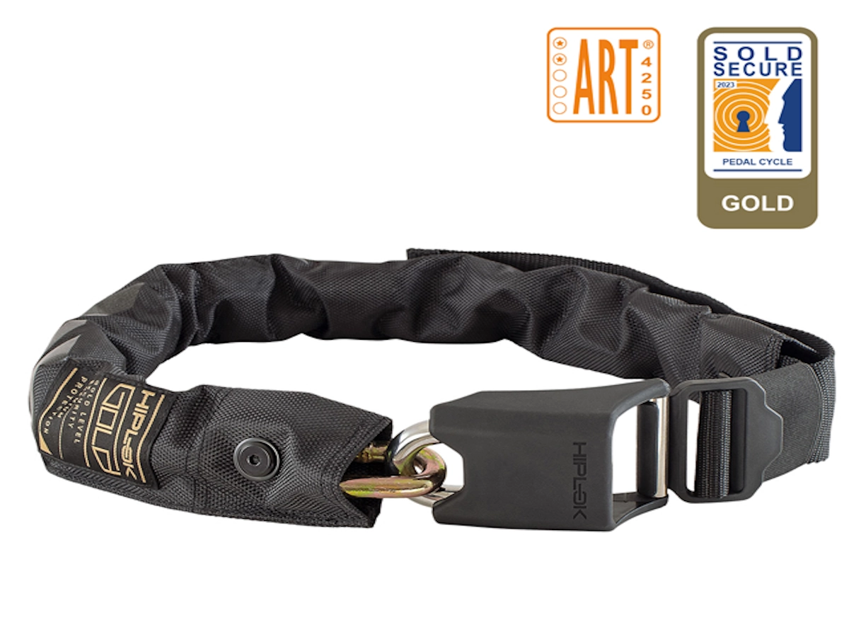 Hiplok fietsslot met stevig design en compacte draagriem