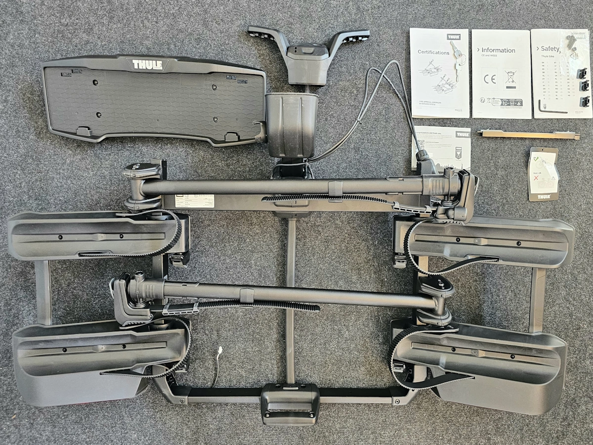 Thule OutPace 2 fietsendrager net uit de doos gehaald