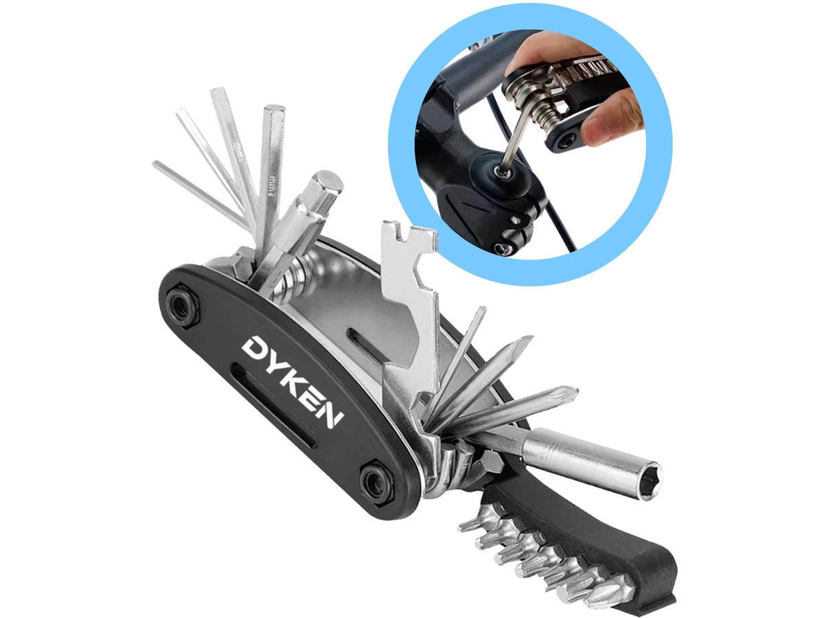 Dyken multitool fiets gereedschap onderweg