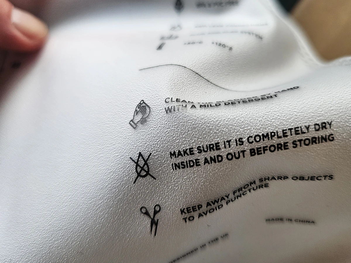 Kwaliteit van de waterzak in de Restrap Rolltop Hydration Vest