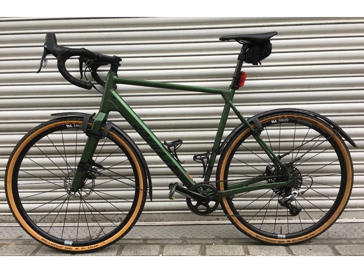 SKS plastic spatborden op gravelfiets